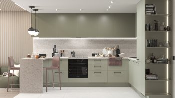 Тренды и новые цвета в дизайне современных кухонь в 2023 году в Веселовском - veselovskoe.mebel54.com | фото