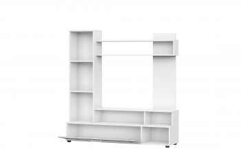 Мебель для гостиной "МГС 9" Белый / Цемент светлый в Веселовском - veselovskoe.mebel54.com | фото